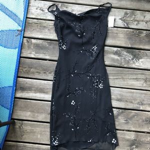 Black Floral Vintage dress